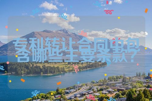 專利轉(zhuǎn)讓合同中包含哪些主要條款？