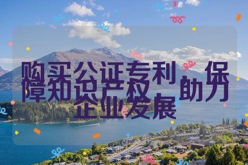 購(gòu)買(mǎi)公證專(zhuān)利，保障知識(shí)產(chǎn)權(quán)，助力企業(yè)發(fā)展